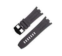 AHGDDA 28 mm Natur-Fluor-Armband aus weichem FKM-Gummi, Zubehör, Uhrenarmband für AP-Armband, für Audemars und Piguet-Gürtel 15710/15703. Nicht schnell verfügbar(Gray 2)