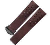 AHGDDA Uhrenarmband aus echtem Leder für TAG Heuer Uhrenarmband mit Faltschnalle, 20 mm, 22 mm, Rindslederband, Grau/Schwarz/Braun, 22mm, Azetat, Kein Edelstein