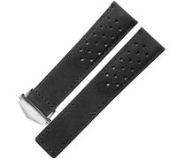 AHGDDA Uhrenarmband aus echtem Leder für TAG Heuer Uhrenarmband mit Faltschnalle, 20 mm, 22 mm, Rindslederband, Grau/Schwarz/Braun, 22mm, Azetat, Kein Edelstein