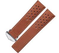 AHGDDA Uhrenarmband aus echtem Leder für TAG Heuer Uhrenarmband mit Faltschnalle, 20 mm, 22 mm, Rindslederband, Grau/Schwarz/Braun, 24mm, Azetat, Kein Edelstein
