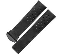 AHGDDA Uhrenarmband aus echtem Leder für TAG Heuer Uhrenarmband mit Faltschnalle, 20 mm, 22 mm, Rindslederband, Grau/Schwarz/Braun, 22mm, Azetat, Kein Edelstein