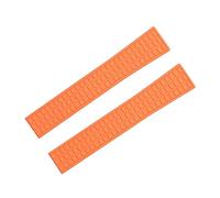 AHGDDA Wasserdichtes FKM Fluorkautschuk-Uhrenarmband, 18 mm, 19 mm, Zubehör, Ersatz für Patek-Armband für Philippe, Aquanaut 5067A-001, 18mm-Silver Buckle, Azetat, Kein Edelstein