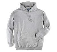 Ahorn Basic Kapuzen-Sweatshirt hellgrau Melange XXL, Größe:5XL