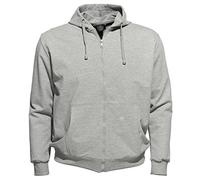 Ahorn Hoodyjacke grau melange 3XL-60/62