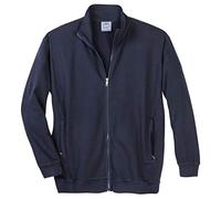 AHORN Sportswear Übergröße dunkelblaue Stehkragen-Jacke, XL Größe:4XL