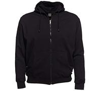 AHORN SPORTSWEAR Übergrößen Basic Hoody Sweatjacke Schwarz 8XL