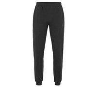 AHORN SPORTSWEAR Übergrößen Basic Jogginghose mit Strickbund Anthrazit-Melange 4XL