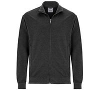 AHORN SPORTSWEAR Übergrößen Basic Trainerjacken Sweatjacke Anthrazit-Melange 4XL