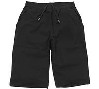 Ahorn Sportswear Übergrößen Herren Basic Sweat Bermuda schwarz - Größe XXL bis 10XL, Größe:9XL