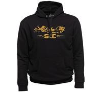 AHORN SPORTSWEAR Übergrößen Kapuzen-Sweatshirt SLC orange Schwarz 7XL