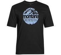 AHORN SPORTSWEAR Übergrößen T-Shirt Sky Village Eisblau Schwarz 10XL
