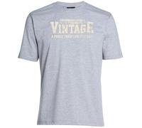 AHORN SPORTSWEAR Übergrößen T-Shirt Vintage beige Grey Melange 8XL