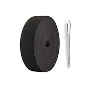 AHPYEUHK Gummiband Nähen 6M Gummiband Breit 30mm Schwarz Hosengummi Breites Gummiband Elastisches Band Elastic Band für DIY Handwerk Nähzubehör