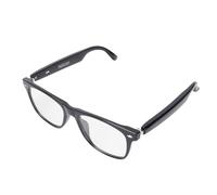 AI -Übersetzer Intelligente Brille mit Mikrofon, Übersetzung Smart Sonnenbrille 144 Sprachen Support, Sprachfernbedienung Audio -Brille, für Reisetreffen, Business IP65 Water (schwarzer Rahmen)