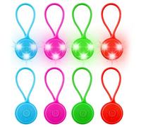 Aicharynic LED Blinklicht Schulranzen, 8 Stück LED Reflektoren Kinder Sicherheitslicht Reflektoren Schulranzen, wasserdichte Sicherheit Licht Reflektor Anhänger für Rucksack Joggen Wandern Laufen