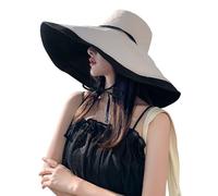 AIDIER Damen Sonnenhut mit breiter Krempe Kinnriemen Frauen Umkehrbarer UV Schutz Sonnenhut UPF 50 Faltbarer Sommer Strandhut Fischerhut Outdoor Gartenhut für Urlaub Camping Wandern Angeln
