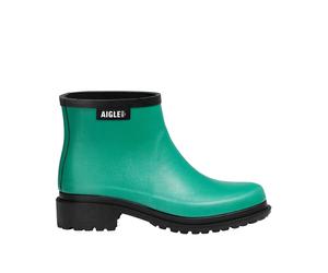 Aigle Damen Kurz-Gummistiefel Fulfeel Low Alhambra (Größe: 39) 39 grün