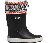 Aigle Kinder Giboulee PT 2 Gummistiefel (Größe 24, schwarz)