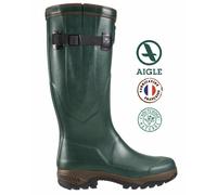 Aigle Gummistiefel Parcours 2 Vario Dunkelgrün/Braun Größe 42