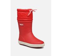 Aigle Giboulee 2 gefütterte Kinderstiefel Rouge/Blanc 26