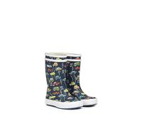 Aigle Unisex Kinder Lolly Pop Play2 Regenstiefel, Autos, 7 UK Child