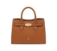 AIGNER - Aigner Handtasche Farah M, mit Kontrastnähten, Cognac Brown