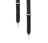 AIGNER - Aigner Logo Umhängeriemen / Schulterriemen, Schwarz / Silber