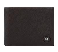AIGNER Basics Geldbörse Leder 12 cm ebony