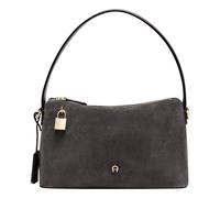 Aigner Delia S Schultertasche dunkelgrau, Rauleder, Damen