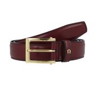 "Aigner Gürtel Basic mit S-Schließe gold 125625 bordeaux" 100 cm