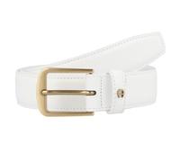 AIGNER Business Gürtel Leder 100 cm weiss