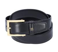"Aigner Gürtel Basic mit S-Schließe gold 125625 schwarz" 110 cm