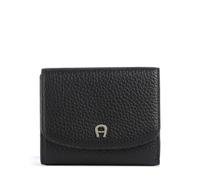 Aigner Carré Soft Geldbörse schwarz, Leder, Damen