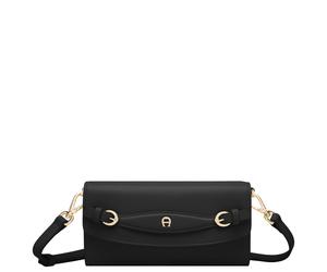 Aigner Cavallo Wallet on Strap - Umhängetasche/Geldbörse 6cc 21 cm (black)