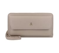 AIGNER Clutch Geldbörse Leder 20 cm beige