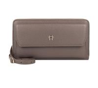 AIGNER Clutch Geldbörse Leder 20 cm coal brown (TAS015616) braun