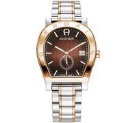 Aigner Daiano AGW.269008 braun silber roségold Edelstahl Herren Uhr NEU
