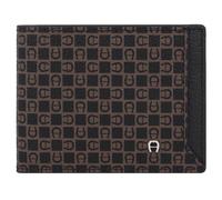 Aigner Daniele Geldbörse Leder 10.5 cm dadino brown (156036-0921) schwarz