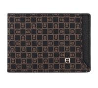 AIGNER Daniele Geldbörse Leder 10 cm schwarz