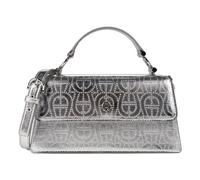 AIGNER Delia Handtasche Leder 23 cm silberfarben
