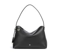 Aigner Delia M Beuteltasche schwarz, genarbtes Rindsleder, Damen
