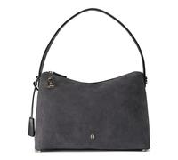 AIGNER Delia Umhängetasche Leder 44 cm grau