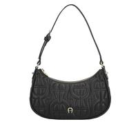 AIGNER Diadora Schultertasche Leder 25 cm schwarz