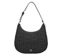 AIGNER Diadora Schultertasche Leder 26 cm schwarz