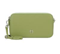 AIGNER Diadora Umhängetasche Leder 19 cm pistachio green