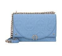 AIGNER Diadora Umhängetasche Leder 25 cm glaze blue