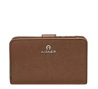 AIGNER Druckknopfbörse Damen Ivy Kombi saddle brown