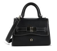 AIGNER Farah Handtasche Leder 18.5 cm schwarz
