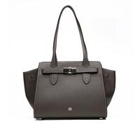 AIGNER Farah Schultertasche Leder 38 cm braun