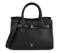 AIGNER Farah Umhängetasche M Leder 28 cm grau